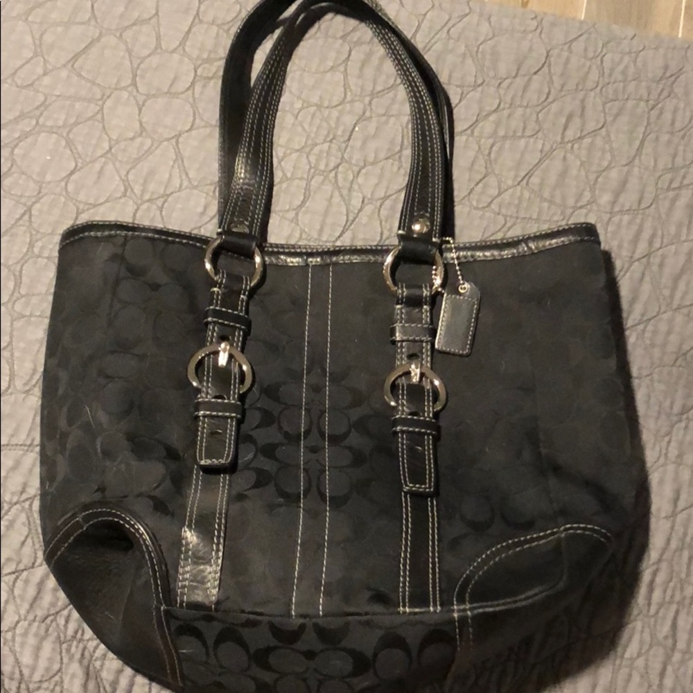 Black Coach tote